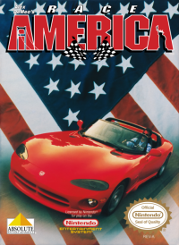 Race America NES  box art